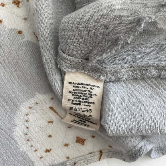 Free People Swing Tank Top Tunic Shirt Gray Size S - Picture 6 of 9